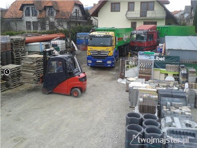 Krzych - kostka brukowa, transport, kruszywa